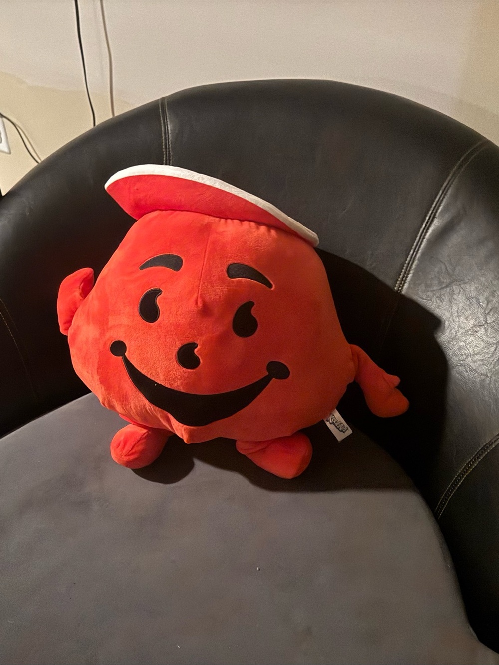 Man Plush Pillow - Red